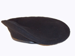 MB-102-BK Black Beret w/Support